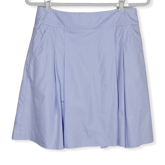 J. Crew Dresses & Skirts - J. Crew Blue Cotton A Skirt Size 2